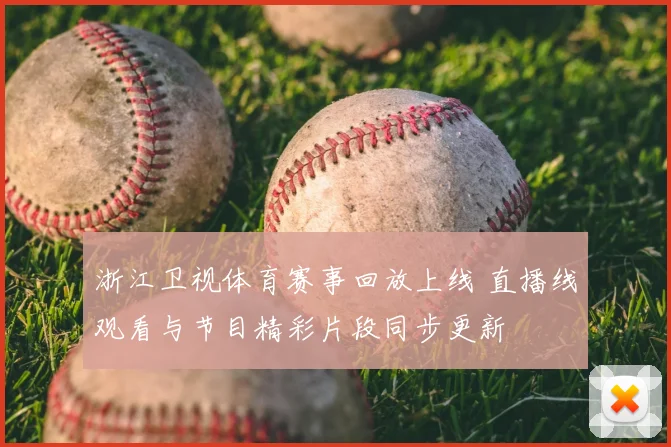 浙江卫视体育赛事回放上线 直播线观看与节目精彩片段同步更新